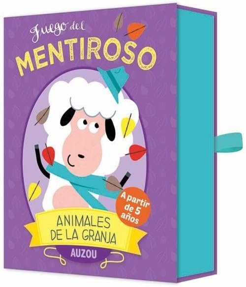 Auzou 85781 - Juego del Mentiroso: Animales de la Granja