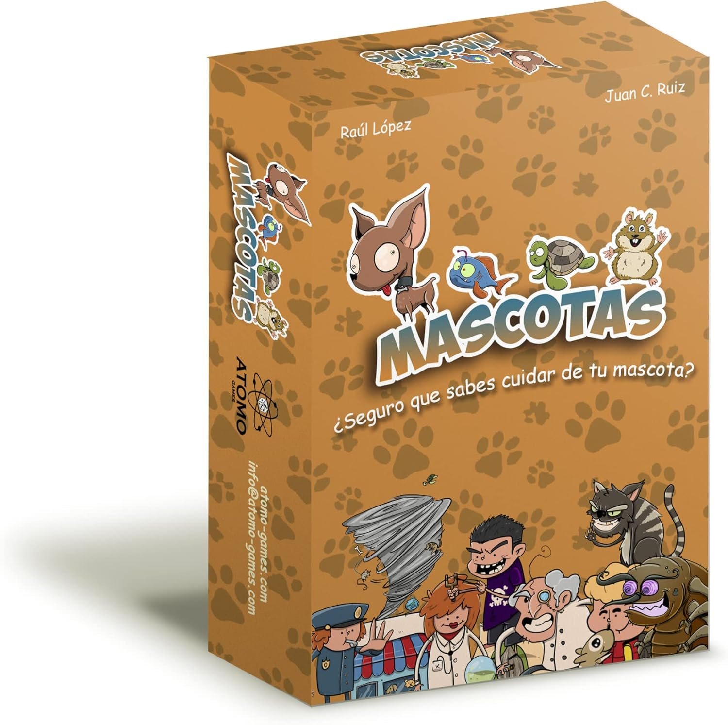 Atomo Games Mascotas | Juego de Mesa en Familia | Juego de Cartas Infantil | para Niños a Partir de 4 Años | Juego de Cuidado de Mascotas con Cartas