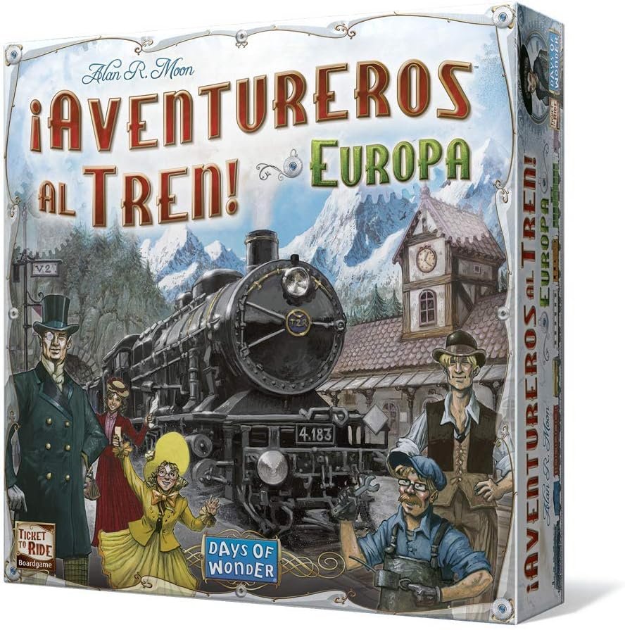 Asmodee ¡Aventureros al Tren! Europa Juego de Mesa