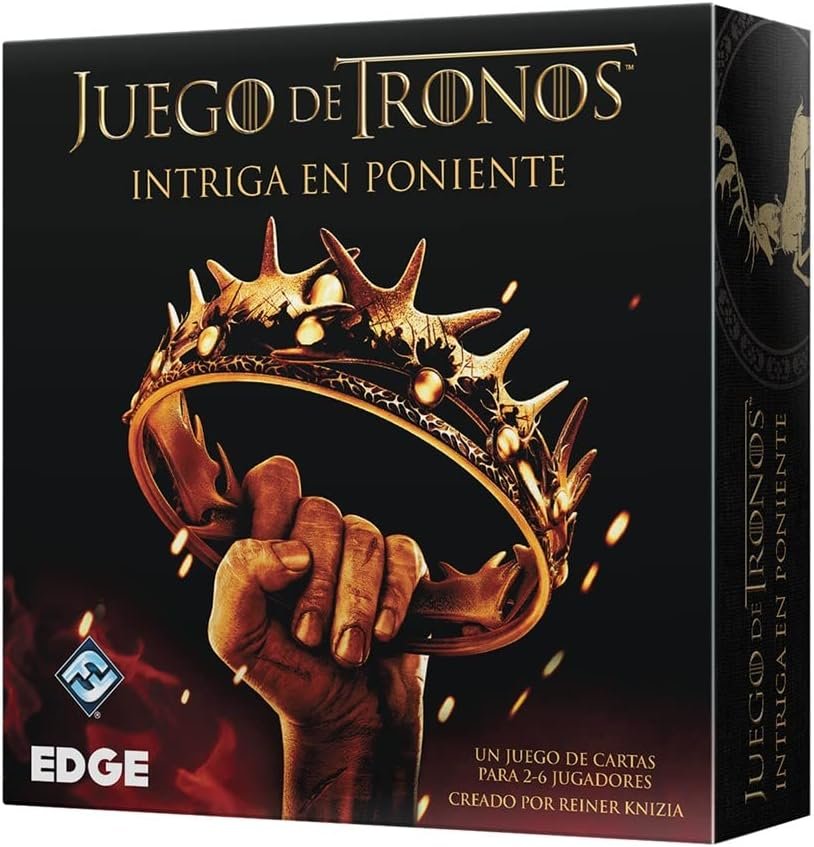 Fantasy Flight Games- Game of Thrones Tronos Juego de Cartas, Color (Edge Entertainment FFHBO08), a partir de 14 años.
