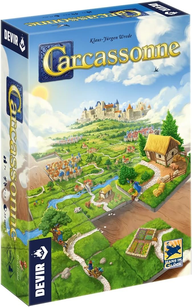 Devir - Carcassonne, Colocación de Losetas, Medieval, SdJ 2001, Versión Española