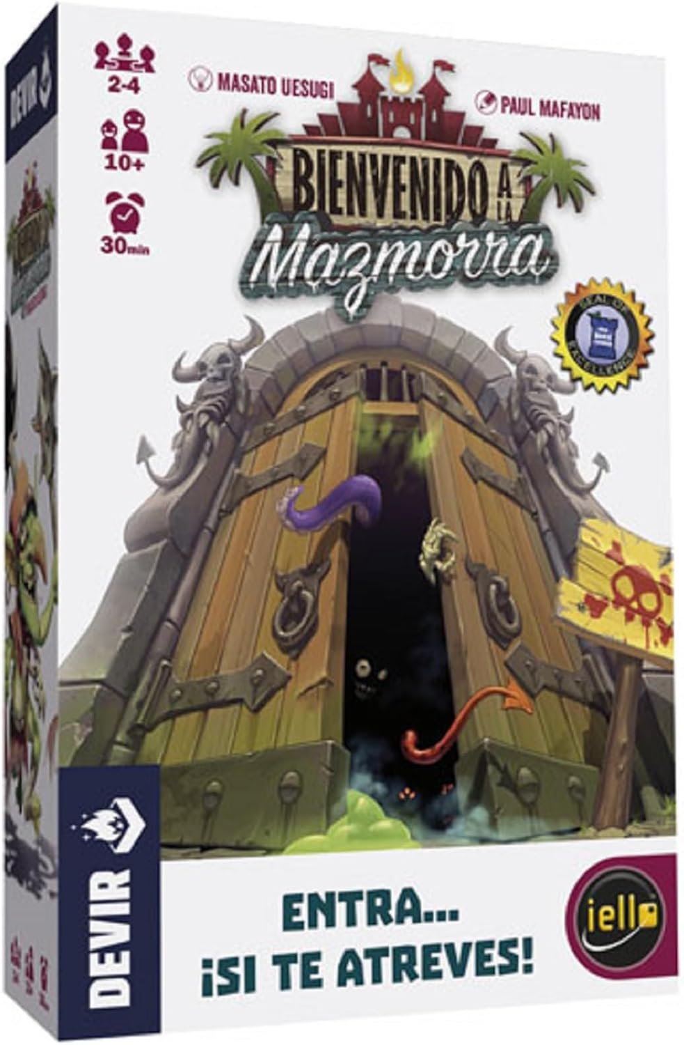 Devir Bienvenido a la Mazmorra – Juego de Mesa de Aventuras, Estrategia y Faroleo para 2-4 Jugadores, Partidas de 30 Minutos, Héroes y Mazmorras Épicas (BGMAZ)