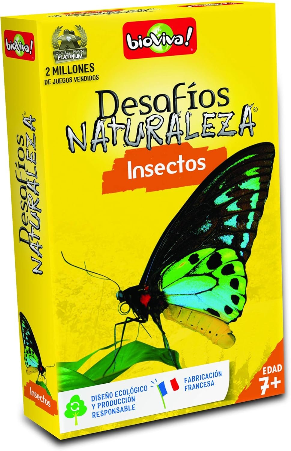 Asmodee - Bioviva- Juego De Cartas Desafíos Naturaleza Insectos (Asmodee ADE0DES06ES)