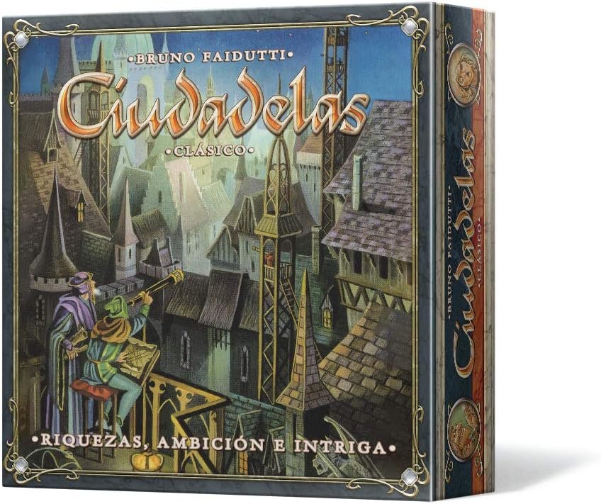 Asmodee Ciudadelas Clásico, Juego de Cartas para Grandes Grupos de Amigos
