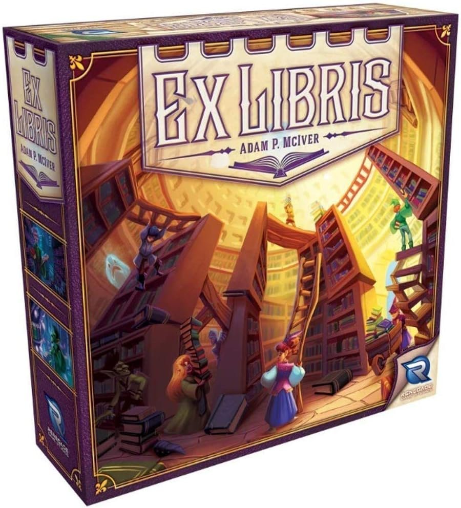 Renegade Game Studios | Ex Libris Second Edition | Juego de Mesa | Juego de Estrategia de colocación de Trabajadores de fantasía | 1–4 Jugadores | 45 Minutos | A Partir de 14 años | Inglés