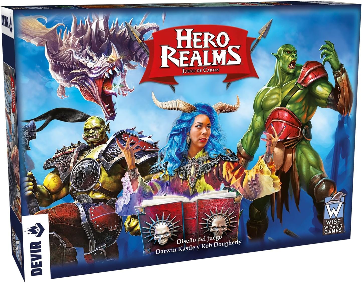 Devir - Hero Realms, Juego de Cartas 12 años, Fácil y Divertido (BGHR)