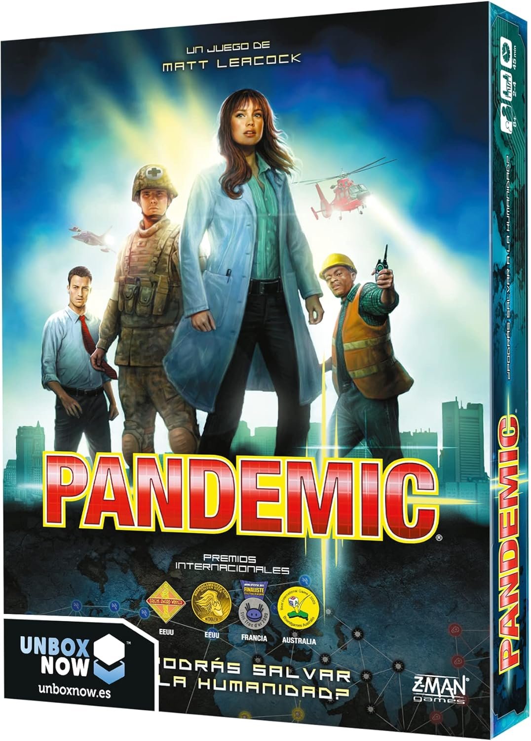 Asmodee Pandemic, Juego de Mesa Cooperativo