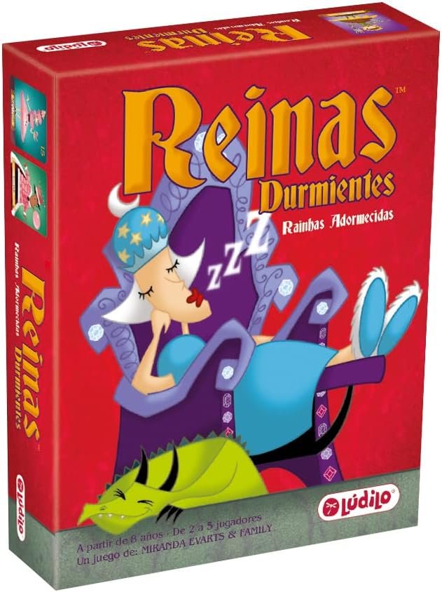 Ludilo - Reinas Durmientes | Juegos De Mesa Niños 8 Años O Más | Juego De Cartas Educativo | 2-5 Jugadores | Regalo Niño 8 Años | Juego De Mesa De 30 Minutos