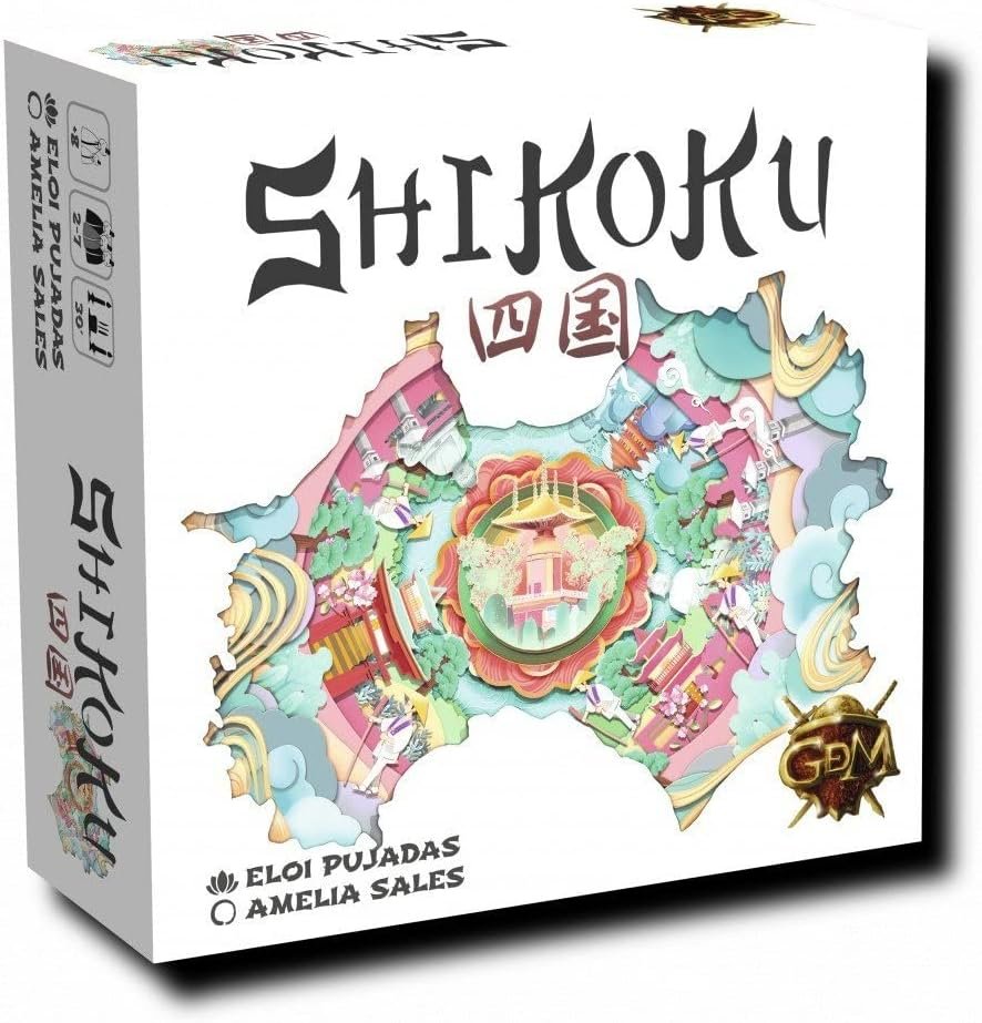 GM Games GDM - Shikoku - Boardgame - Juego de Mesa - Medium Game - de 3 a 8 Jugadores - A Partir de 8 años. 30 min.