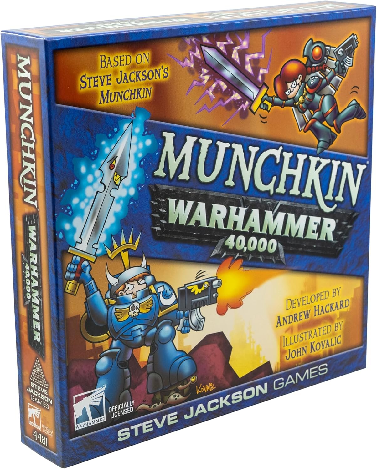 STEVE JACKSON GAMES | Munchkin Warhammer 40.000 | Juego de Cartas estratégico en el Universo de Warhammer 40K | 3–6 Jugadores | 60–120 Minutos