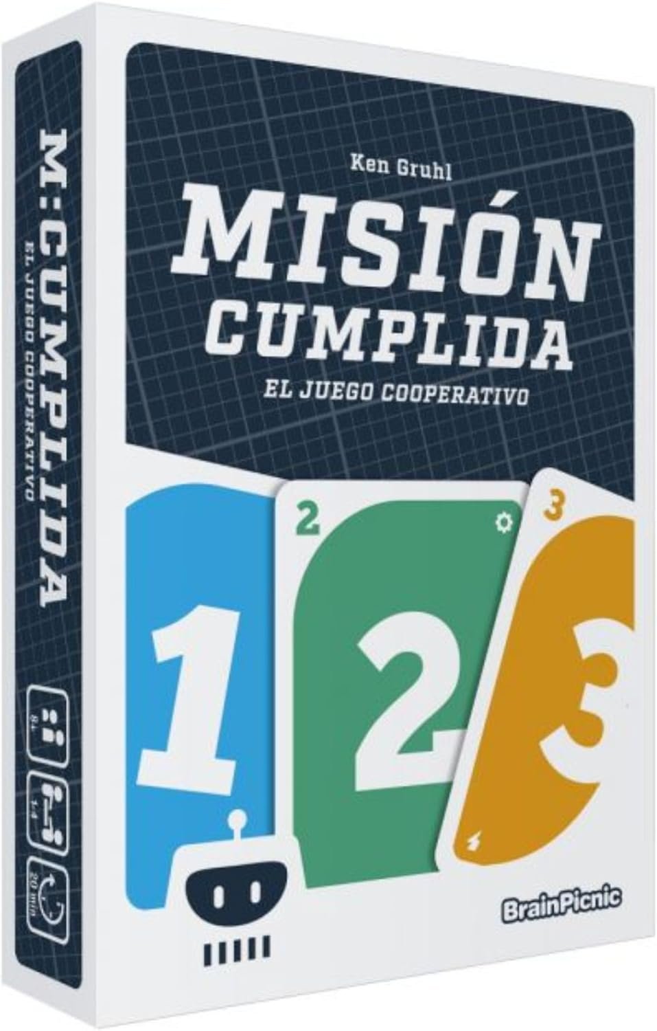 Misión Cumplida, Juego de Mesa Cooperativo, Juego con Amigos, Familiar, Juego de 1 a 4 Jugadores, Modo Solitario, Temática Abstracta, Mecánica de Bazas, Gestión de Cartas y Matemáticas, Edad +10