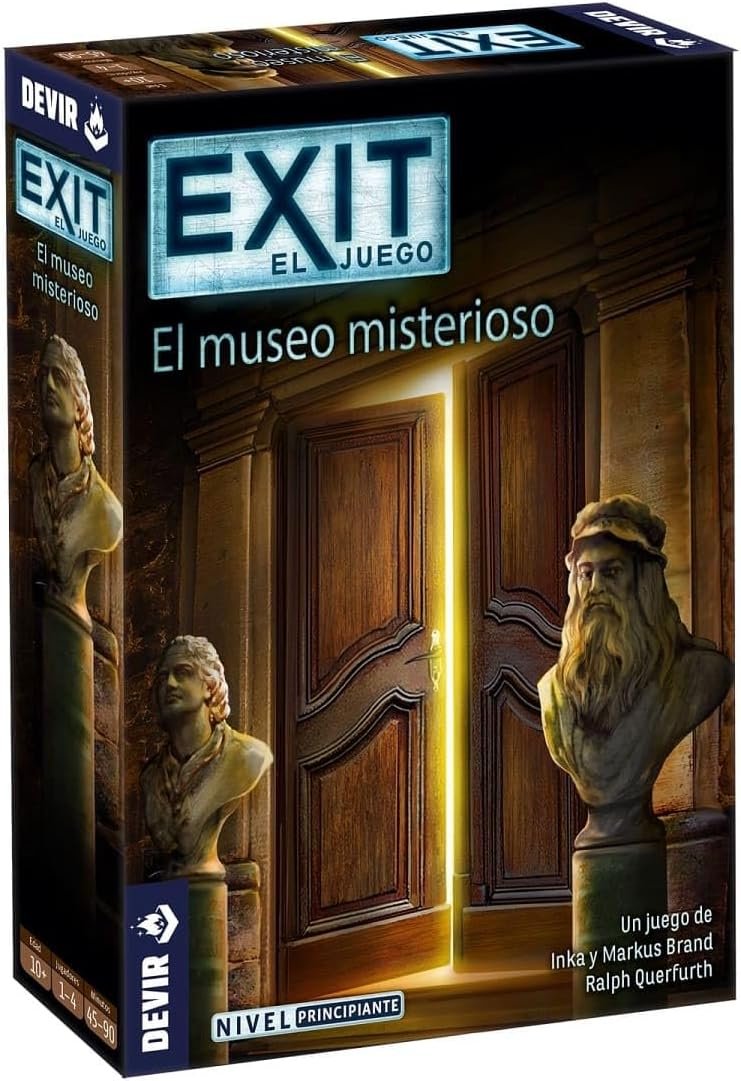 Devir - Exit: El Museo Misterioso, Español, Juego de Mesa con Amigos, Escape Room para Adulto (BGEXIT10)