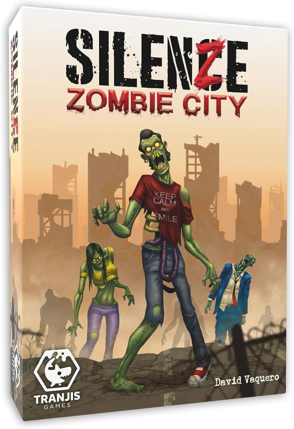 Tranjis Games - SilenZe: Zombie City - Juego de Mesa (TRG-018zom)