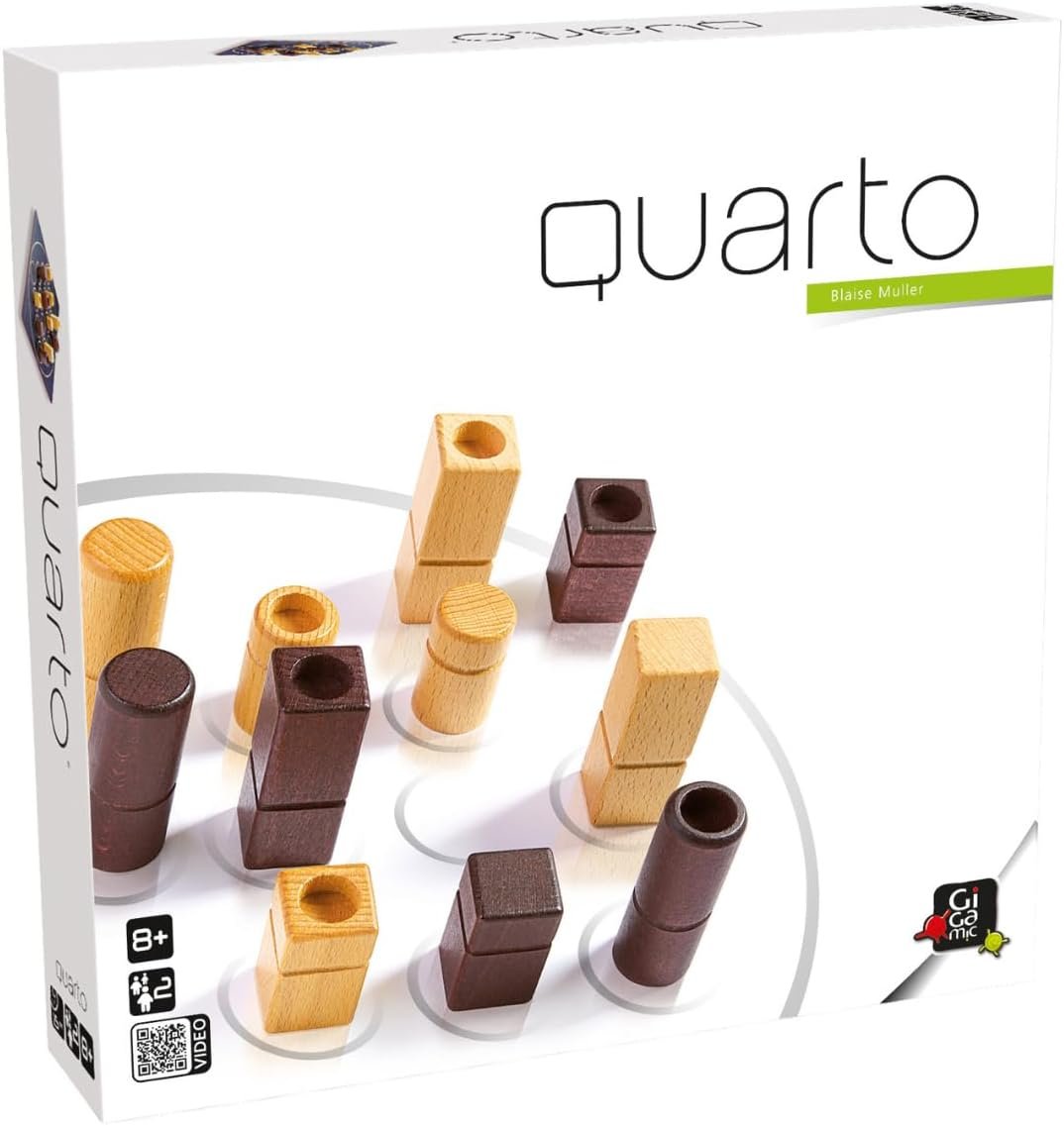 Quarto Classic FR 8+, 2 Jugadores, Light Wood Color