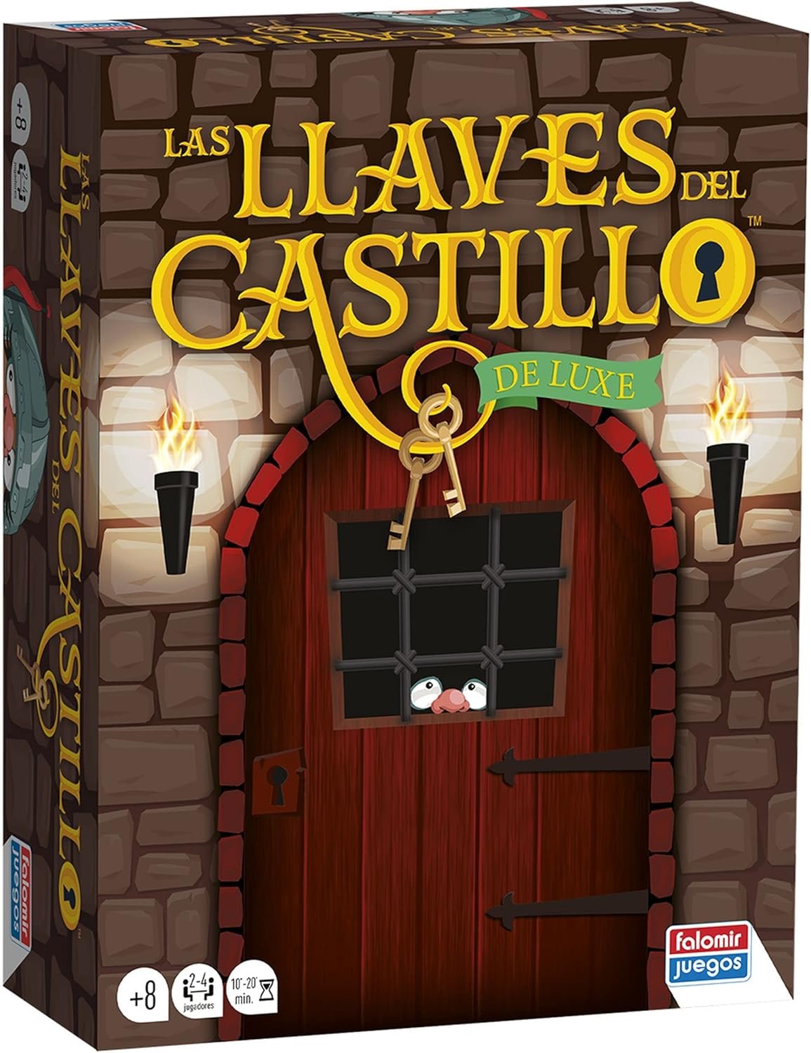 Falomir - Juego de Mesa Las Llaves del Castillo de Luxe, Estrategia y Suerte para 8 años, Multicolor, Material Cartón