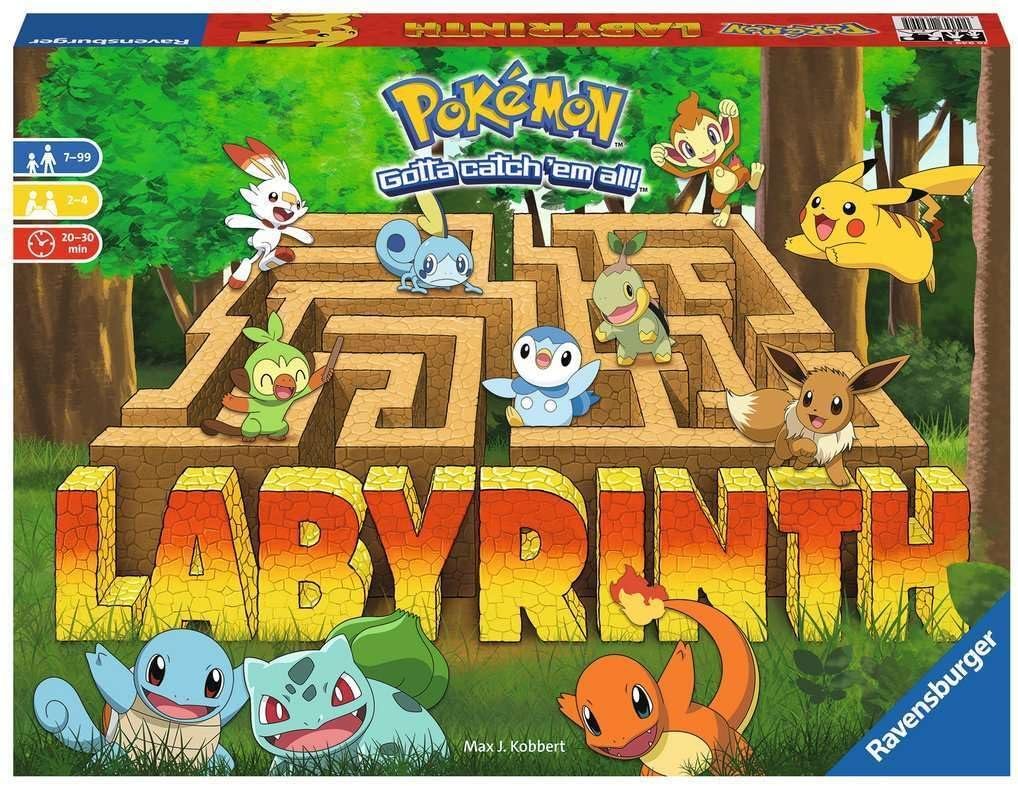 Ravensburger - Labyrinth Pokémon, Juego de Mesa +7 años, 2-4 Jugadores
