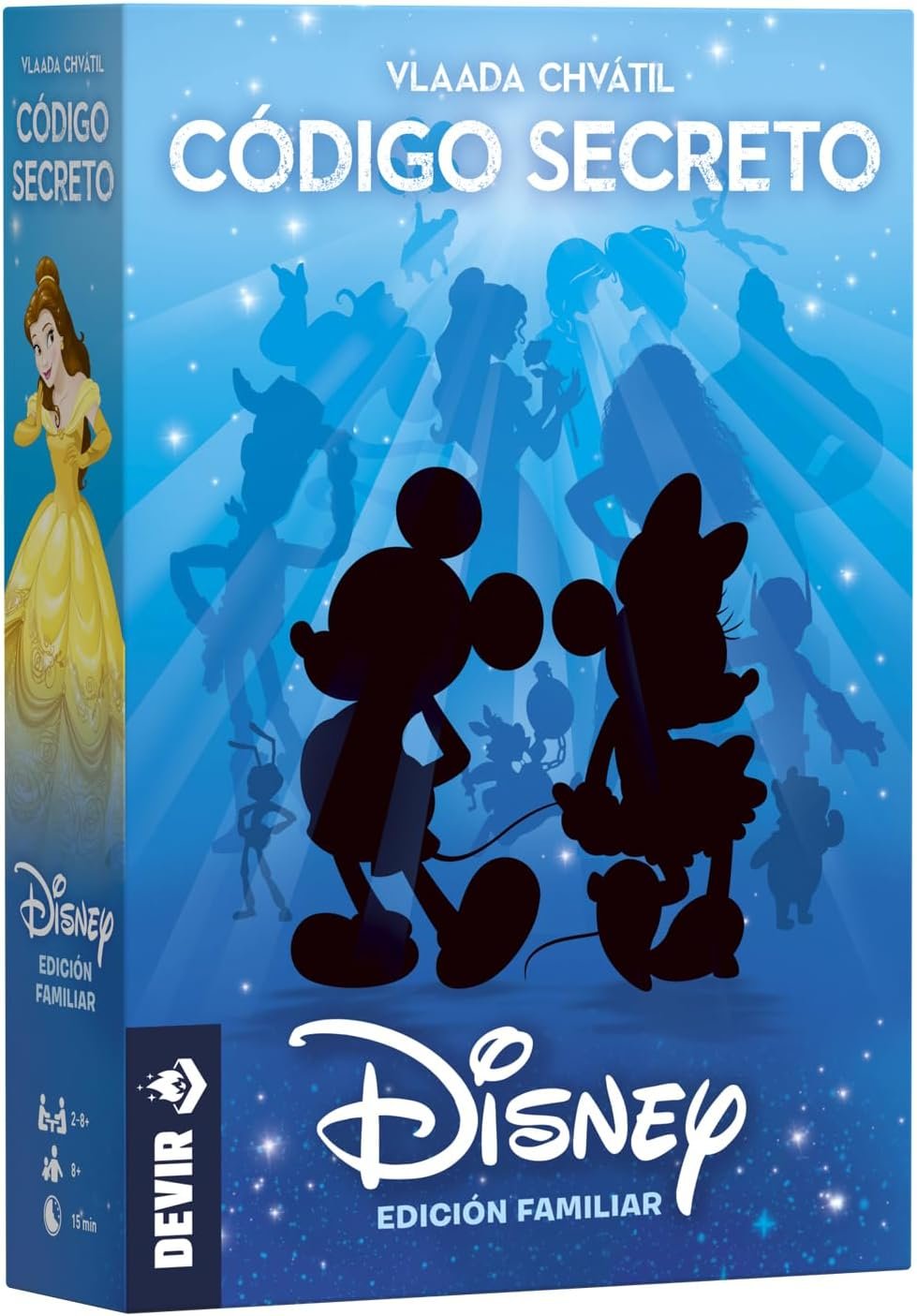 Devir - Código Secreto Disney, Juego de Mesa en Família, a Partir de 8 años (BGCOSEDISP)