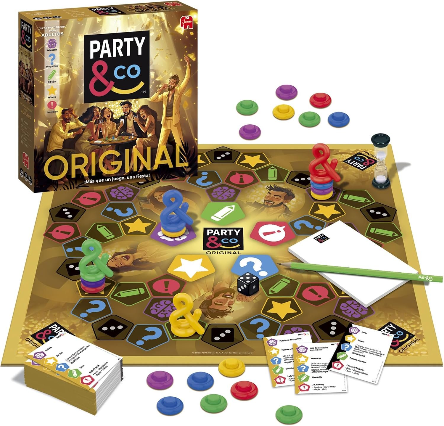 Party & Co. Original | Juego de Mesa para Adultos, Multiprueba, Divertido y por Equipos, Ideal para Fiestas | +14 Años, Juegos de Mesa Adultos de Party and Co.