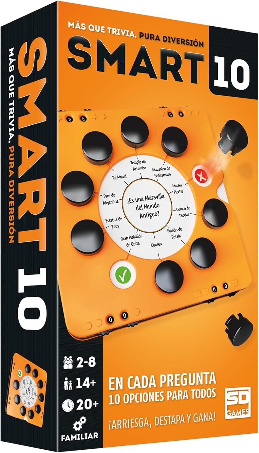SD GAMES Juego De Mesa SD GAMES - Smart 10 - Juego De Mesa - Nueva Caja - Español