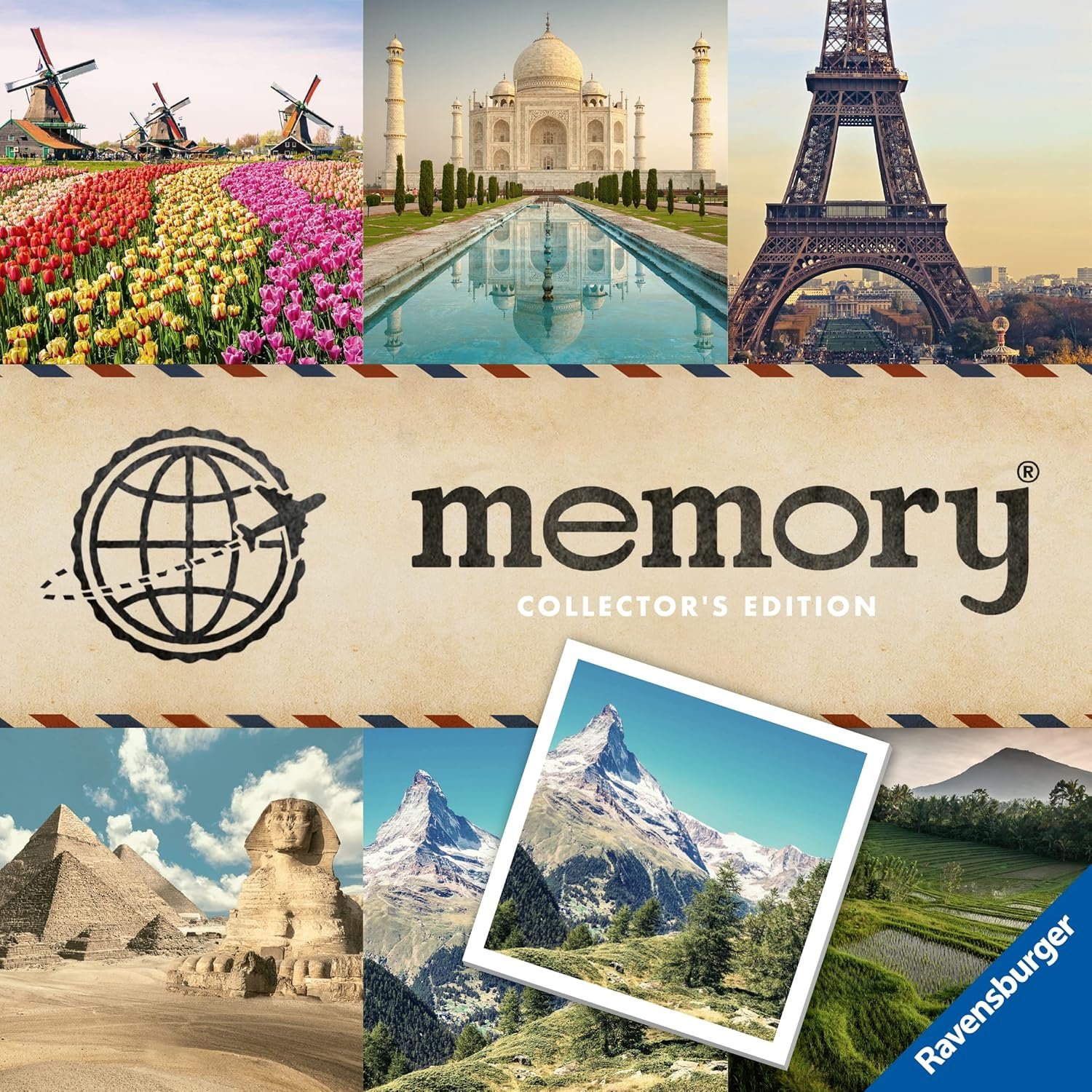 Ravensburger - Memory® Viaggi Collector's Edition, Juego de Memoria 6+