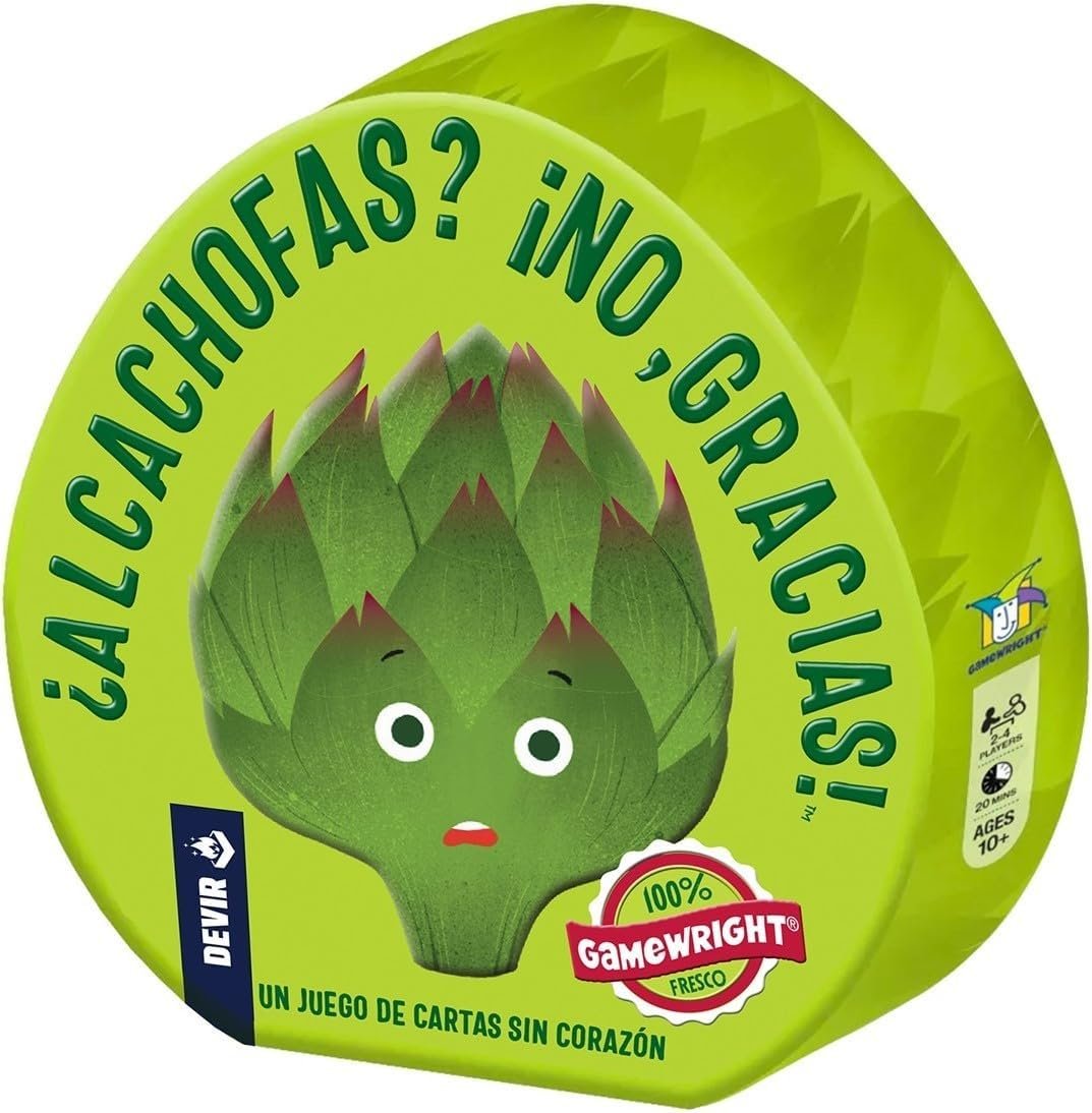 Devir ¿Alcachofas? ¡No, gracias! Juego de mesa, 2-4 Jugadores