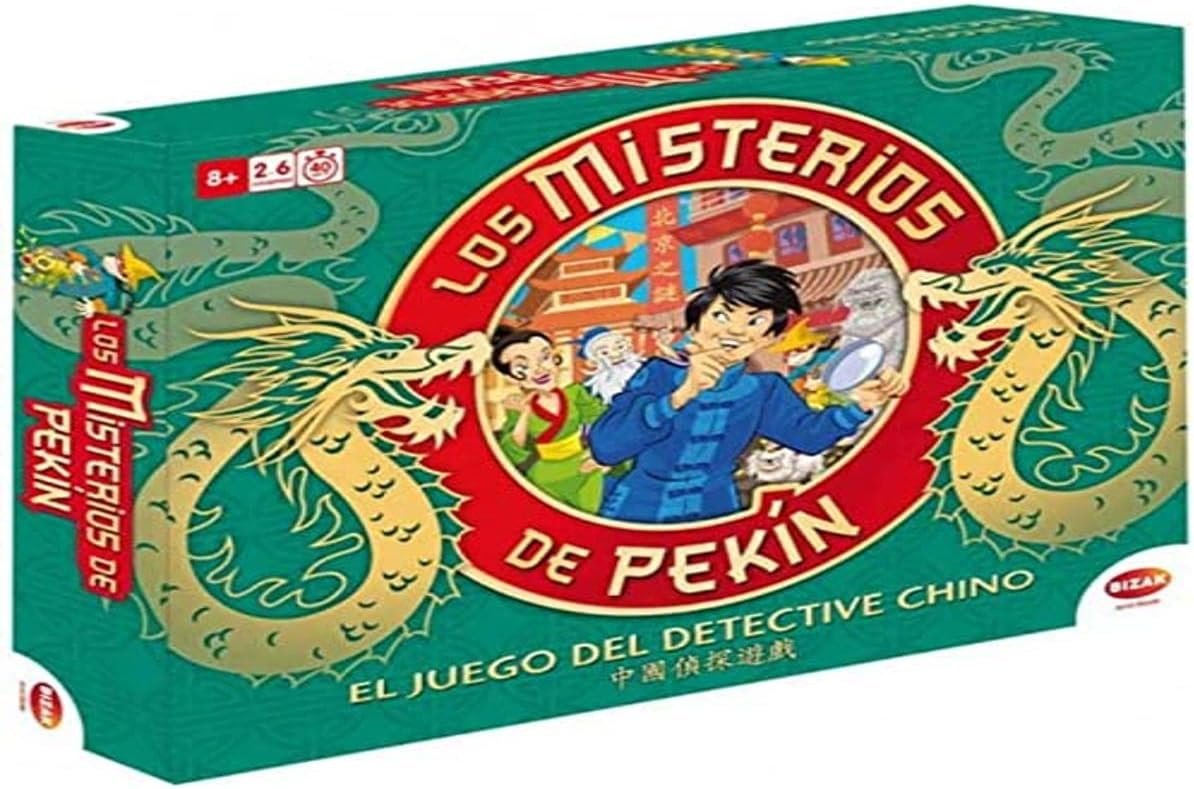 Bizak Juego Misterios de Pekín, desarrolla tu agudeza e ingenio para Resolver los misterios y Encontrar a los culpables en Este Juego para los Mejores Detectives (62305024), 64255024