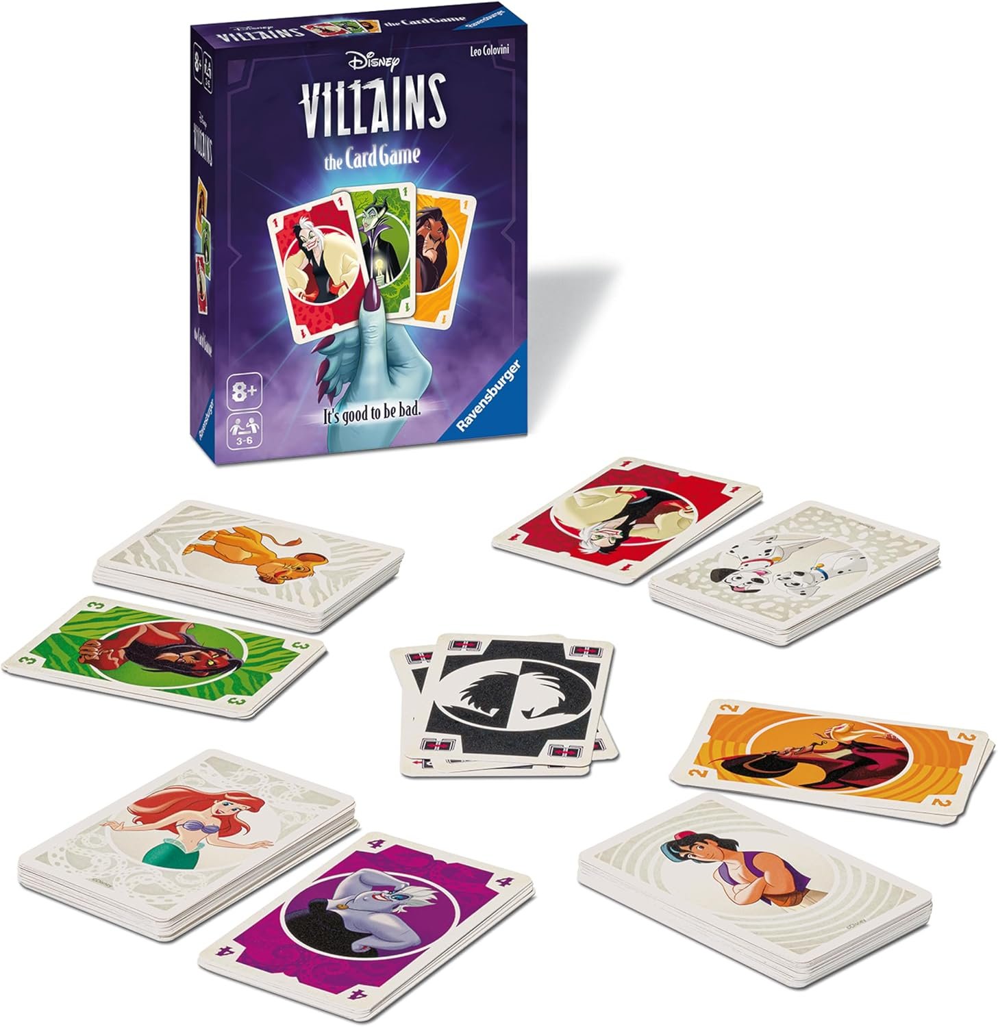 Ravensburger - Disney Villains, Juego de Mesas para Niños 8 Años, Regalos para Niños 8 Años, Juegos de Mesa Familia, Versión en Español