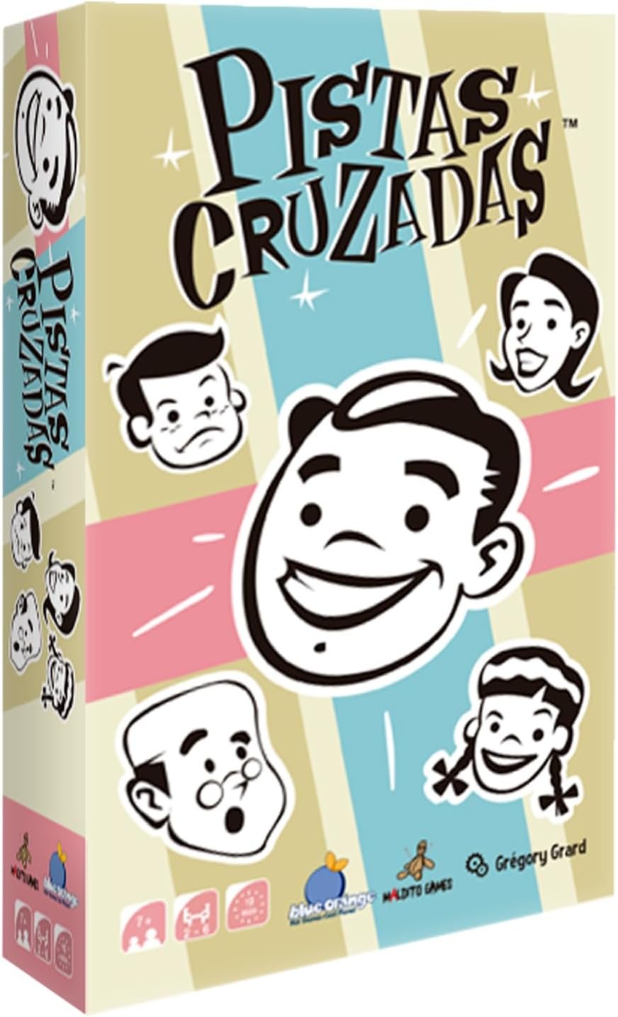 Maldito Games - Pistas Cruzadas – Juego de Mesa de Palabras y Asociación para Familias y Amigos, 2-6 Jugadores, A Partir de 7 Años, Partidas de 5-10 Minutos, Creatividad y Estrategia (MLDG300753)