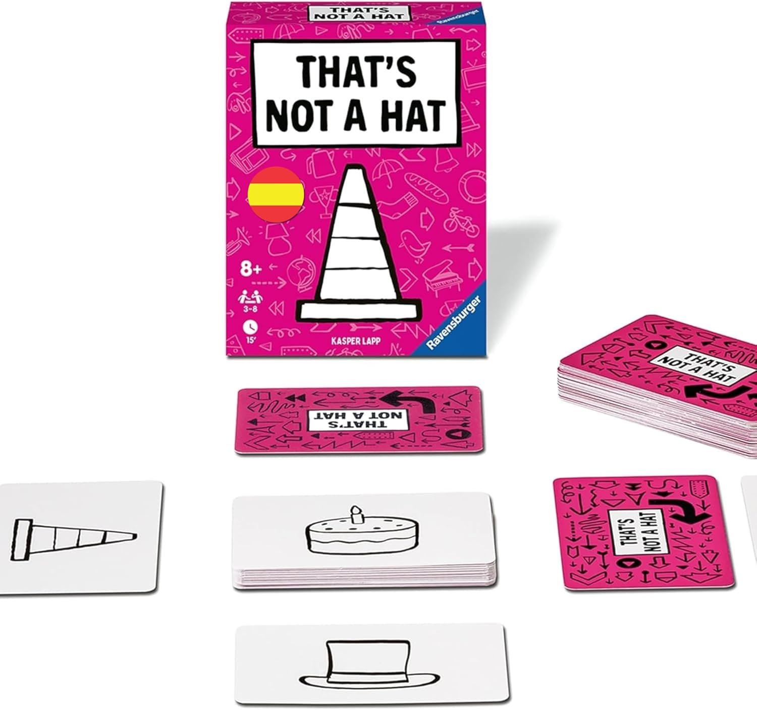 Ravensburger - That's Not a Hat!, Juego de Cartas para Mayores de 8 años
