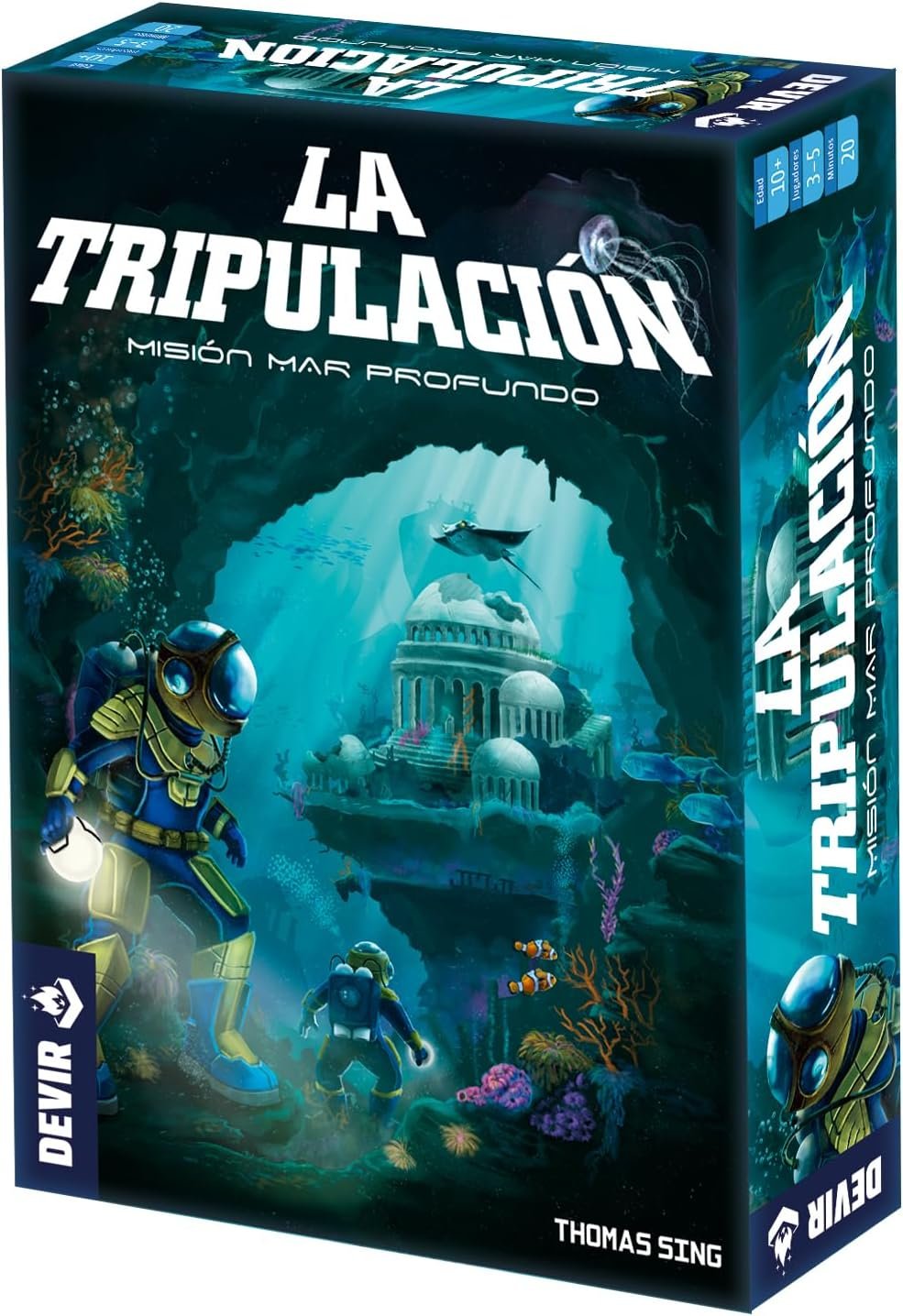 Devir - La Tripulación 2: Misión Mar Profundo, Juego de Mesa, Juego Cooperativo, con Amigos, +10 (BGTRIPMSP)