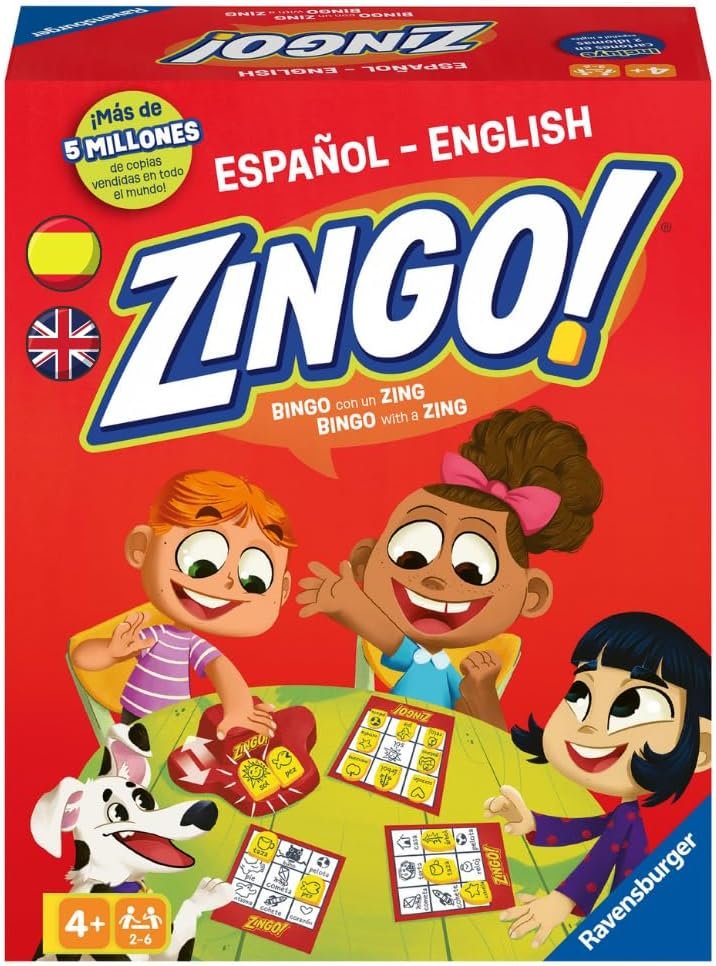 Ravensburger - Zingo!, Juego de Mesa Desde 4 años, +2 Jugadores