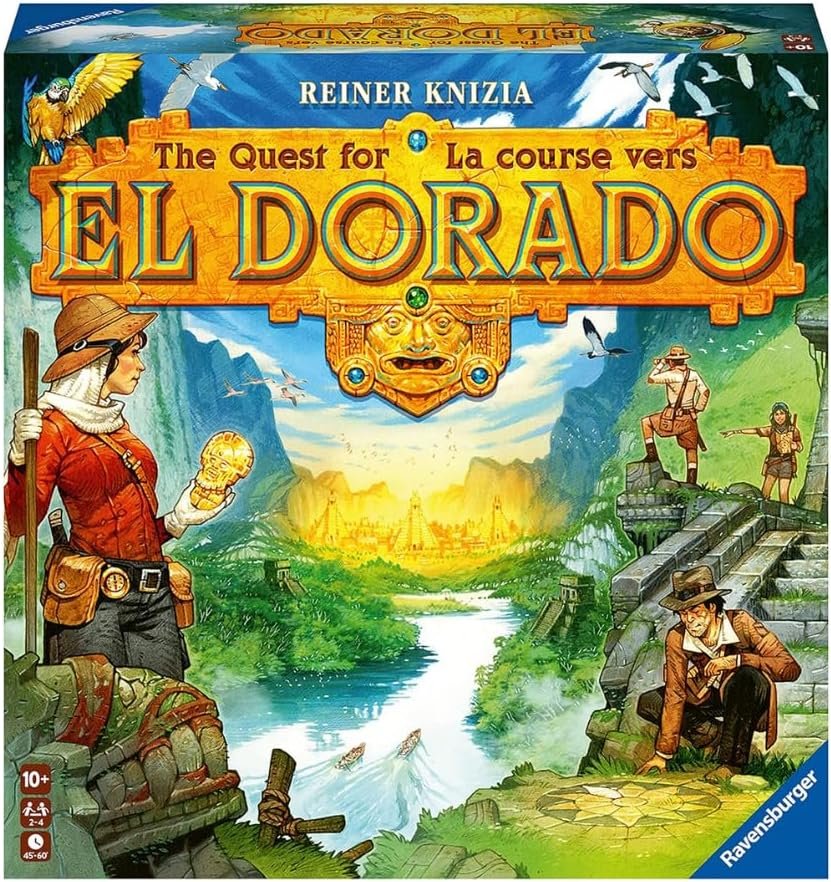 Ravensburger - El Dorado, Juego de mesa 10+, 2-4 jugadores, juego familiar