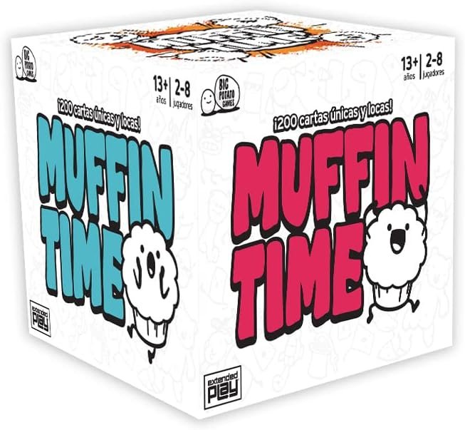 Muffin Time Juego de Mesa para 2-8 Jugadores, Cartas Caóticas y Divertidas, Partidas Rápidas de 30 Minutos, Humor y Estrategia para Mayores de 12 Años – BIG POTATO GAMES