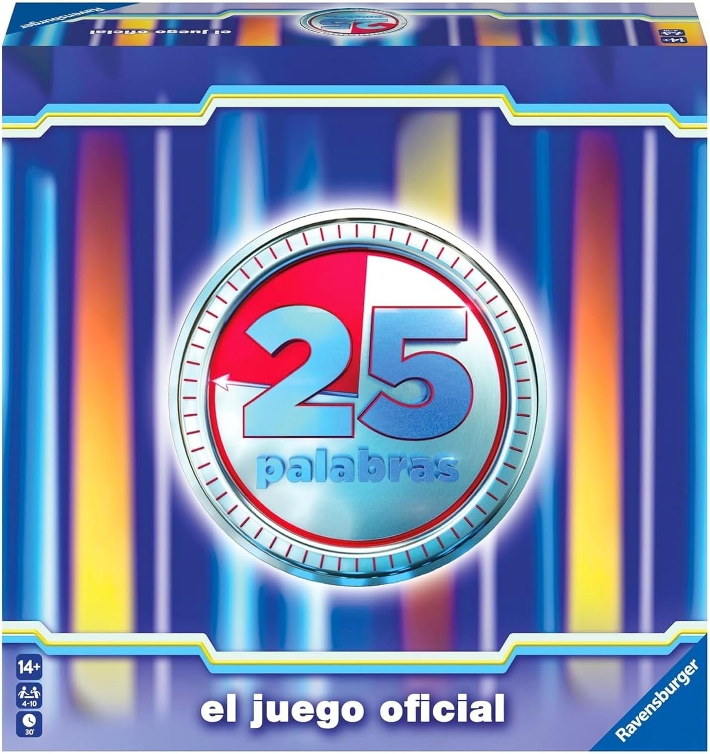 Ravensburger - 25 Palabras, Juego de Mesa para Toda la Familia, 4-10 Jugadores, Idea de Regalo para Adultos y Adolescentes 14+ Años, Versión en Español