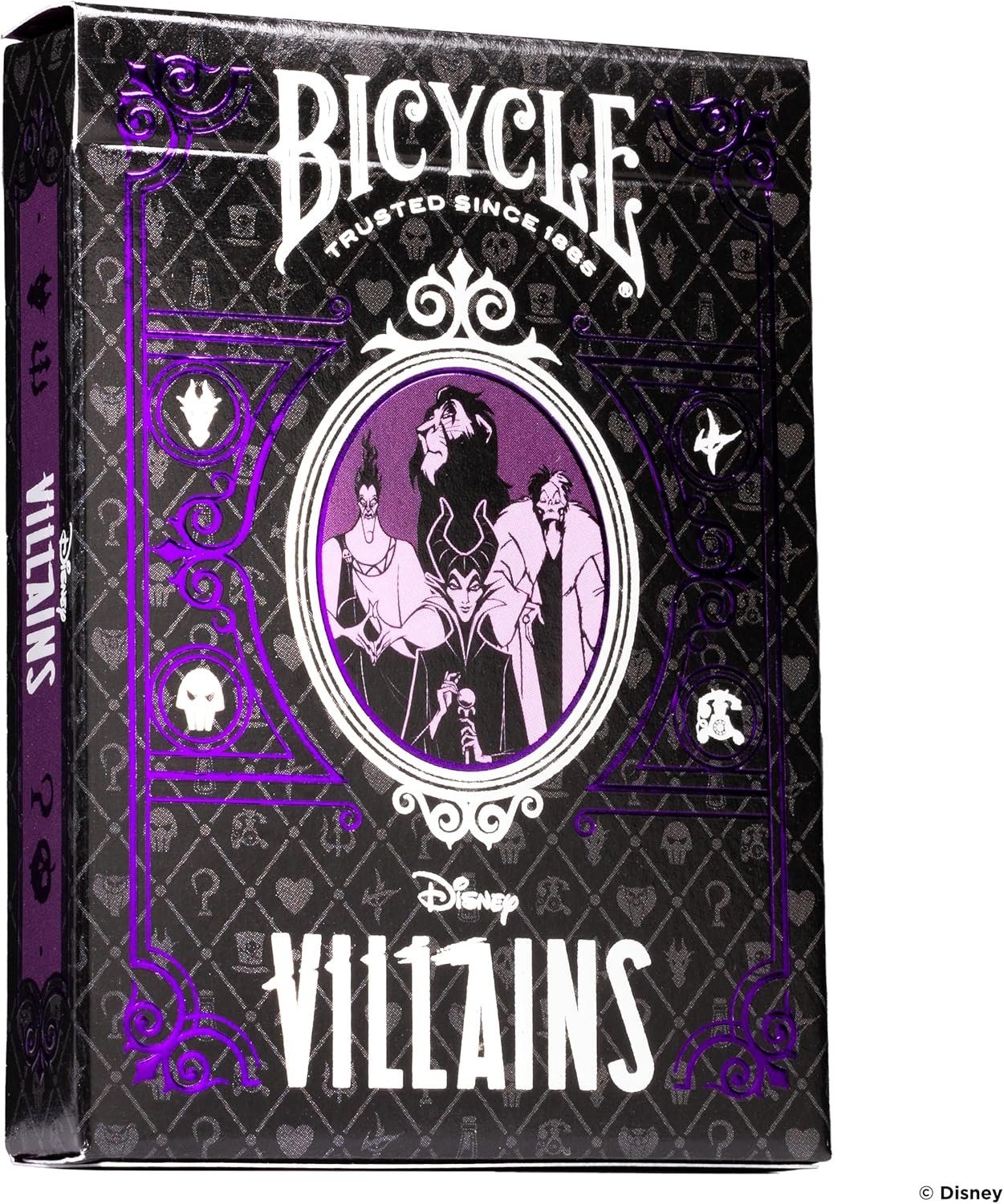 Bicycle Disney Villains [los Colores varían en Lila y Verde]