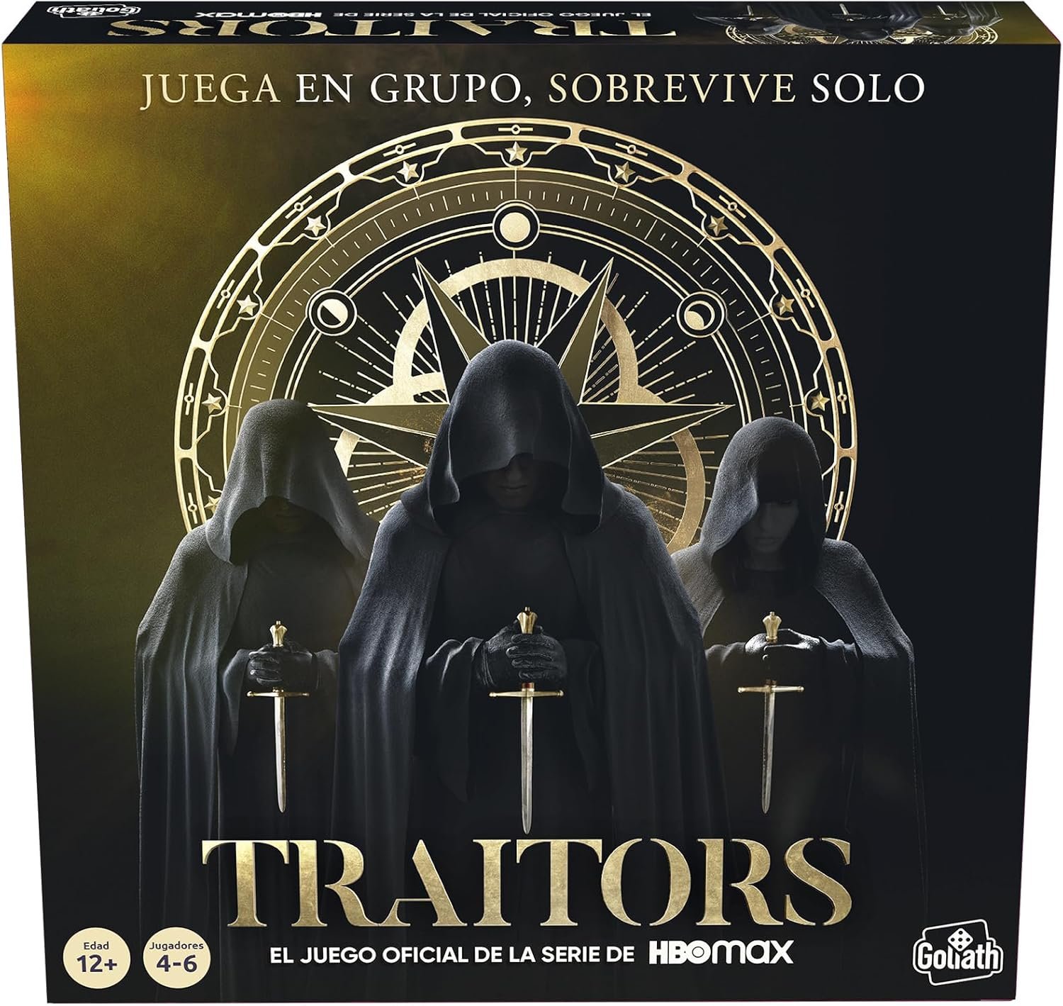 The Traitors - Juego de Mesa Oficial - Basado en la Serie de TV - ¿Pueden los Fieles Atrapar al Traidor? para 4-6 Jugadores - Mayores de 12 años