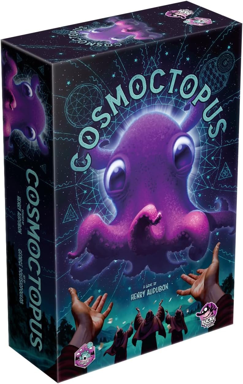 Cosmoctopus - Juego de Mesa - Construcción de Motores, Juego de Estrategia de recolección de tentáculos, Divertido Juego Familiar para niños y Adultos, a Partir de 14 años, 1-4 Jugadores, Tiempo de