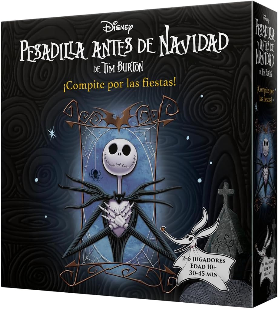Mixlore Pesadilla antes de Navidad, Juego de Mesa de Estrategia y Cartas