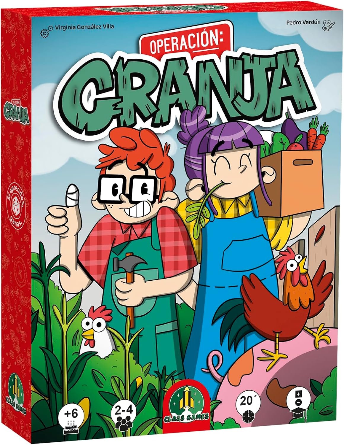 Falomir - Operación Granja | Juego Roll and Write de Estrategia y Gestión de Granja con Dados | de 2 a 5 Jugadores (Edad 6+)