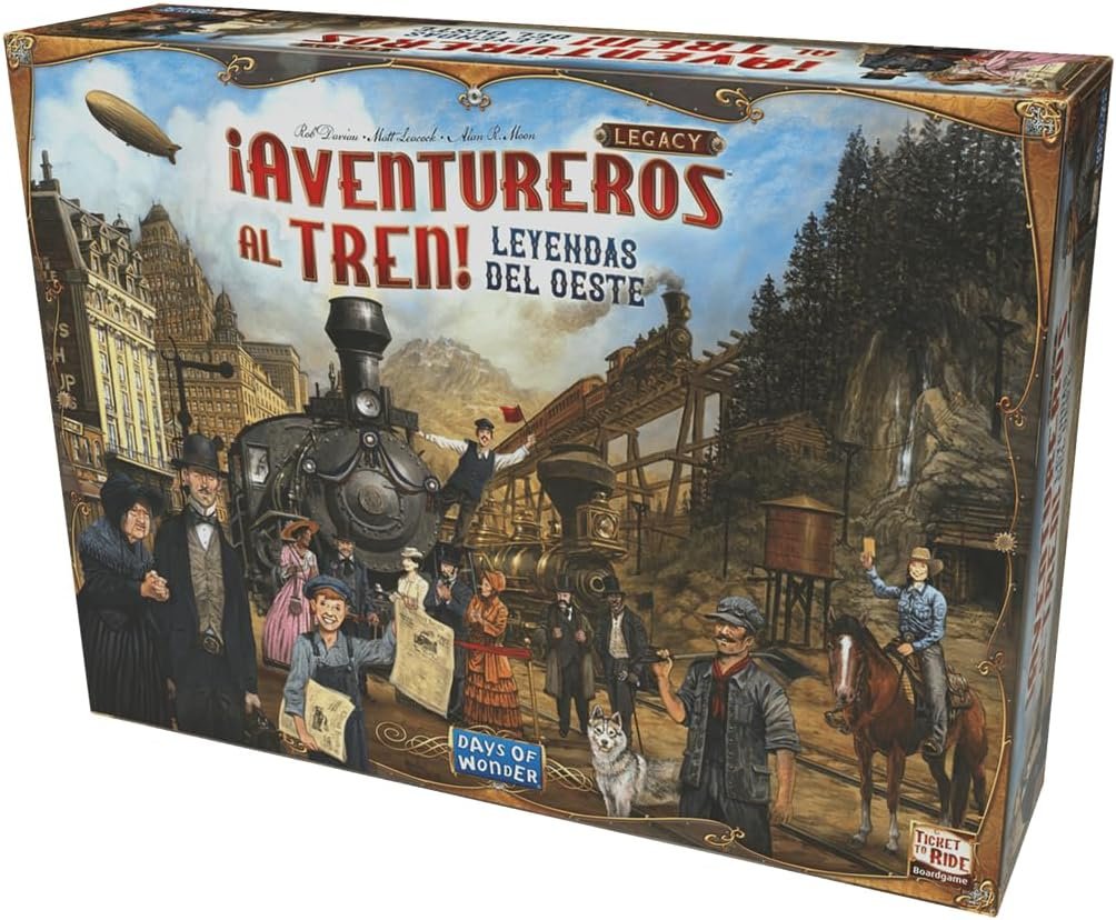 Asmodee ¡Aventureros al Tren! Legacy Leyendas del Oeste