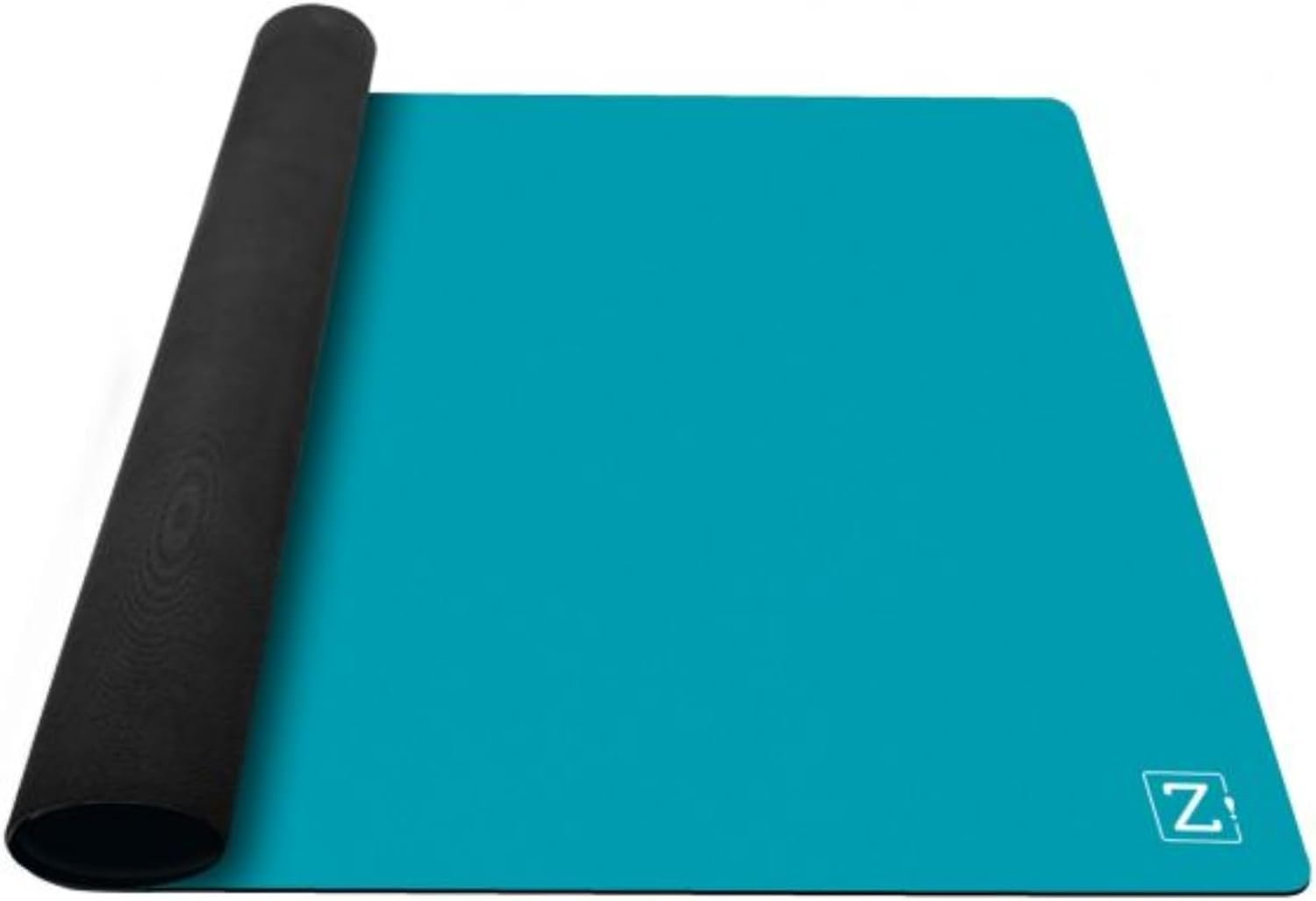 ZACATRUS Tapete Azul de Neopreno, 148 cm x 89 cm, Zafiro, Tapete de Juegos de Mesa, Antideslizante, Tapete de Cartas, Enrollable
