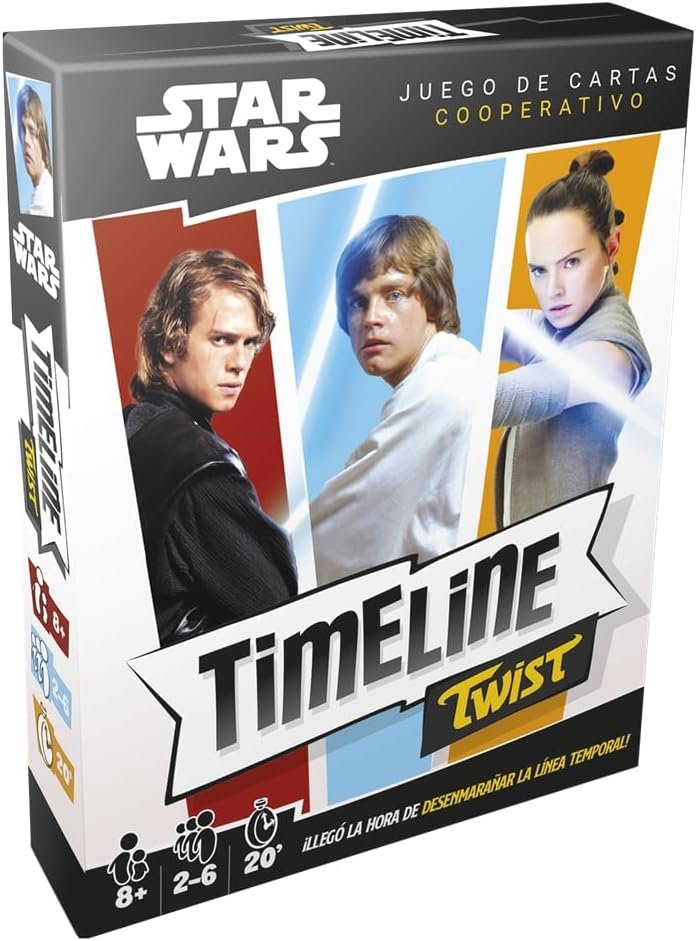 Asmodee Timeline Twist Star Wars, Juego de Cartas Cooperativo