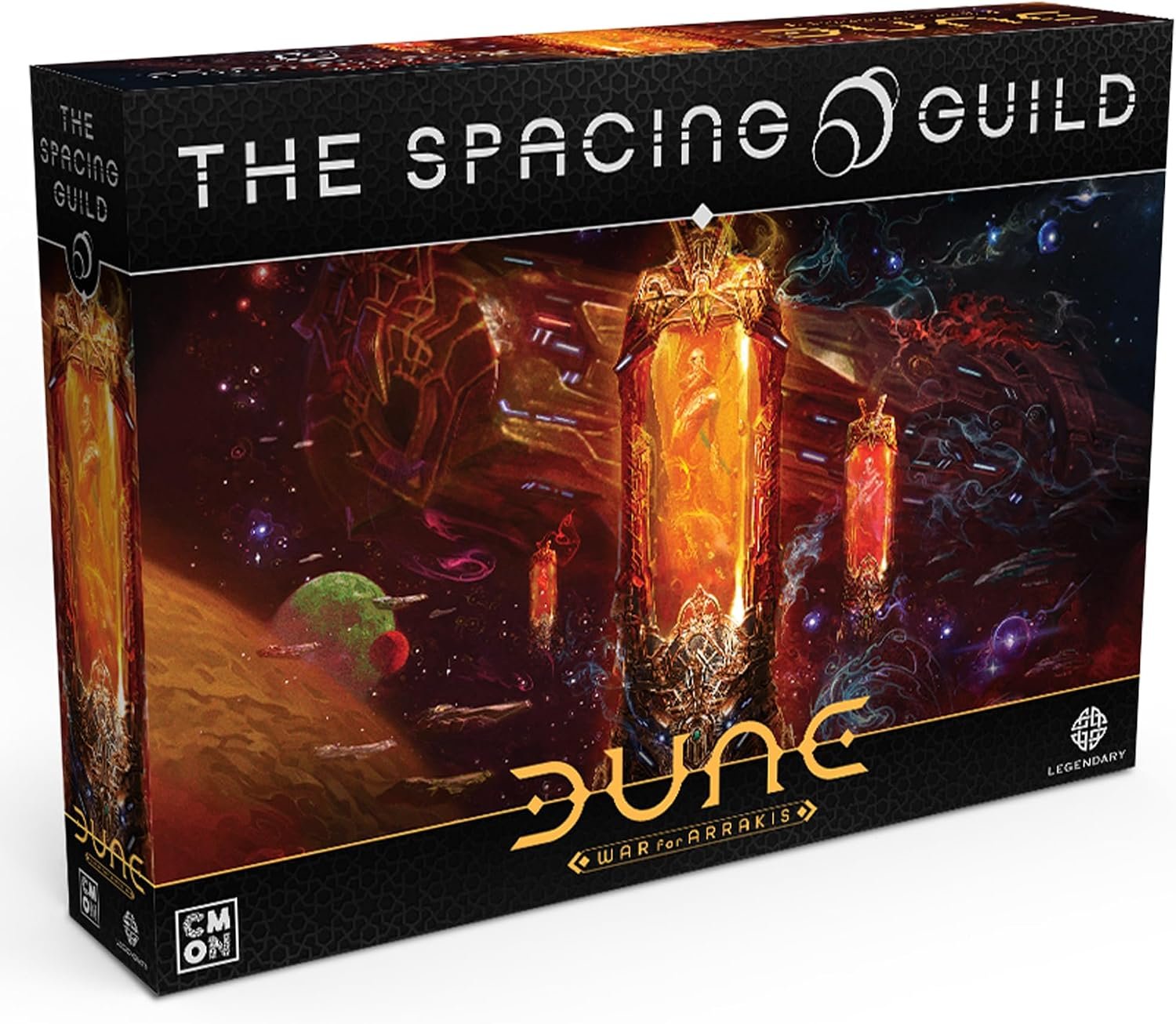 Dune: The Spacing Guild - Expansión del juego de mesa - Juego de estrategia en miniatura de mesa con juego asimétrico para niños y adultos, a partir de 14 años, 1-4 jugadores, 120 minutos de tiempo de