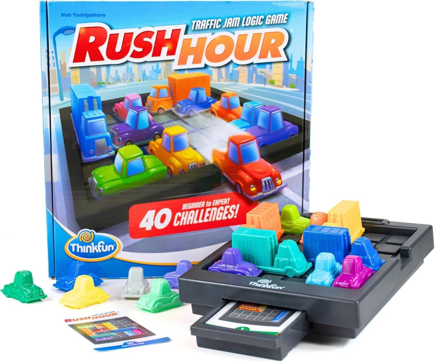 ThinkFun - Rush Hour®, Juego de lógica desde 8 años, desafío para resolver
