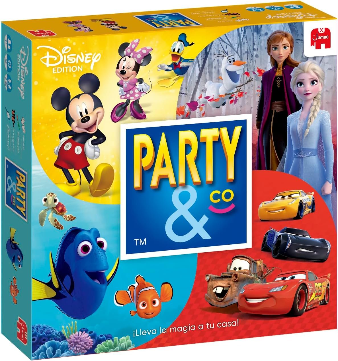 Party & Co. Disney, Juego de Mesa multiprueba para niños a Partir de 4 años