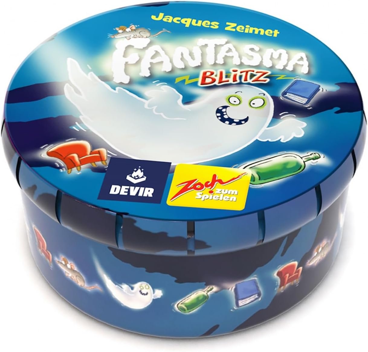 Devir - Fantasma Blitz Mini, Juego de Mesa, Infantil, de Bolsillo, Parar Toda la Família, Divertiedo (BGFANMTR)