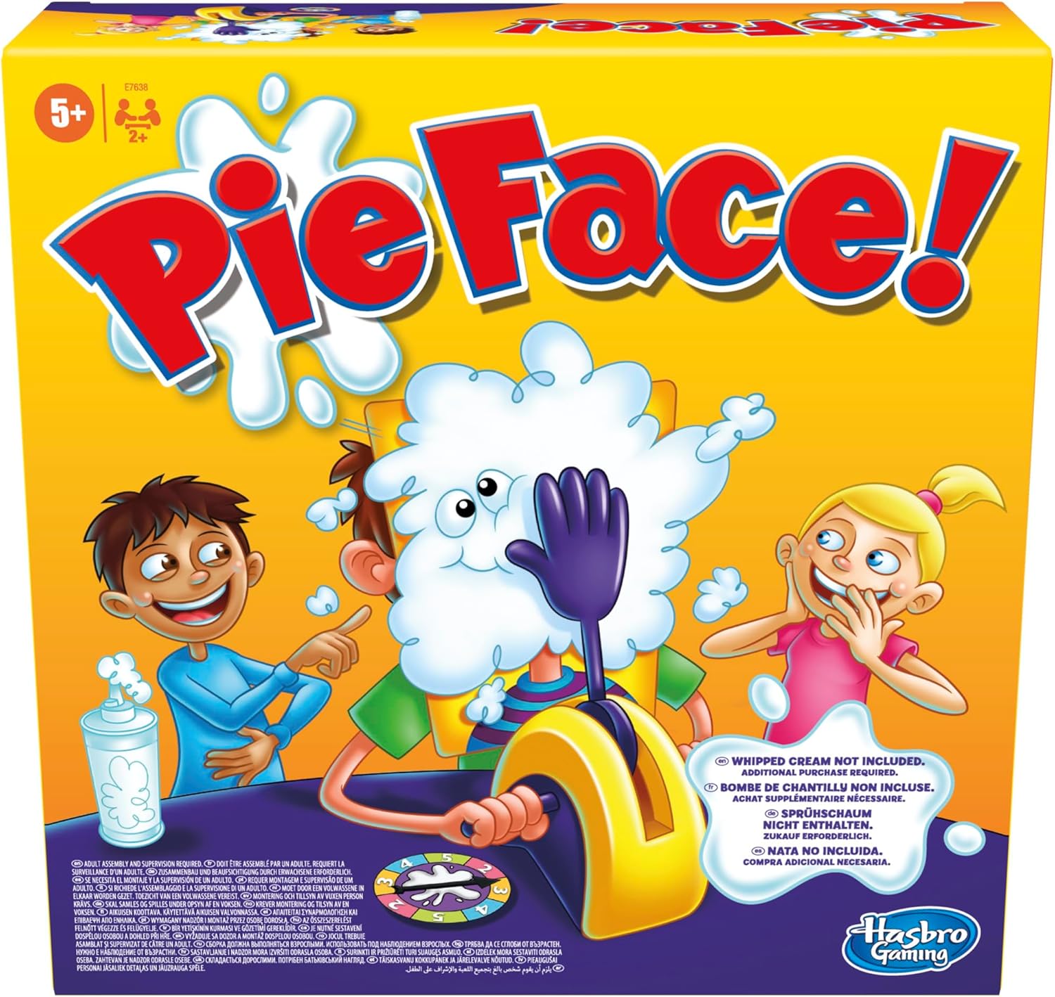Hasbro Gaming Juego de Mesa Familiar Cara Splash con Crema Batida