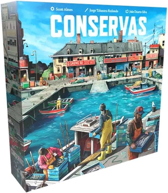 Salt & Pepper| Conservas | Juego de Tablero | Manten a Flote tu Negocio de Conservas | Decide Que Peces Liberas y Cuales Conviertes en Conservas | 1 Jugador | Español | Temática: Comidas