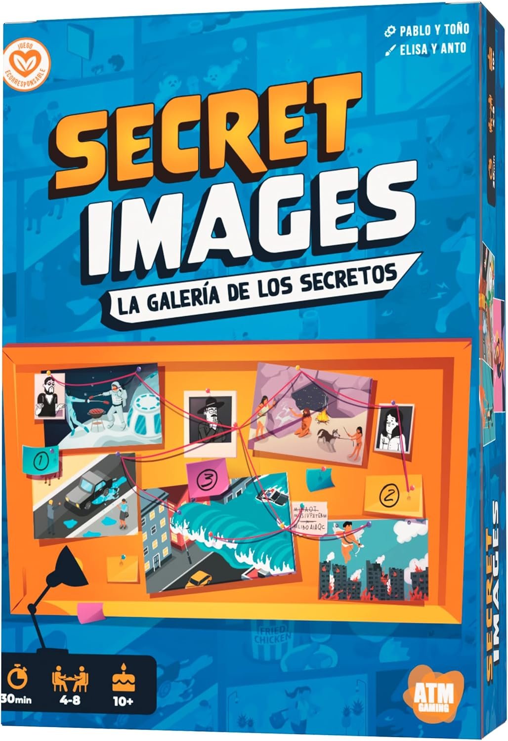 Secret Images - Juegos de Mesa de Deducción y Misterio - Diversión con Amigos y Familia - Imágenes y Secretos - Regalo Original