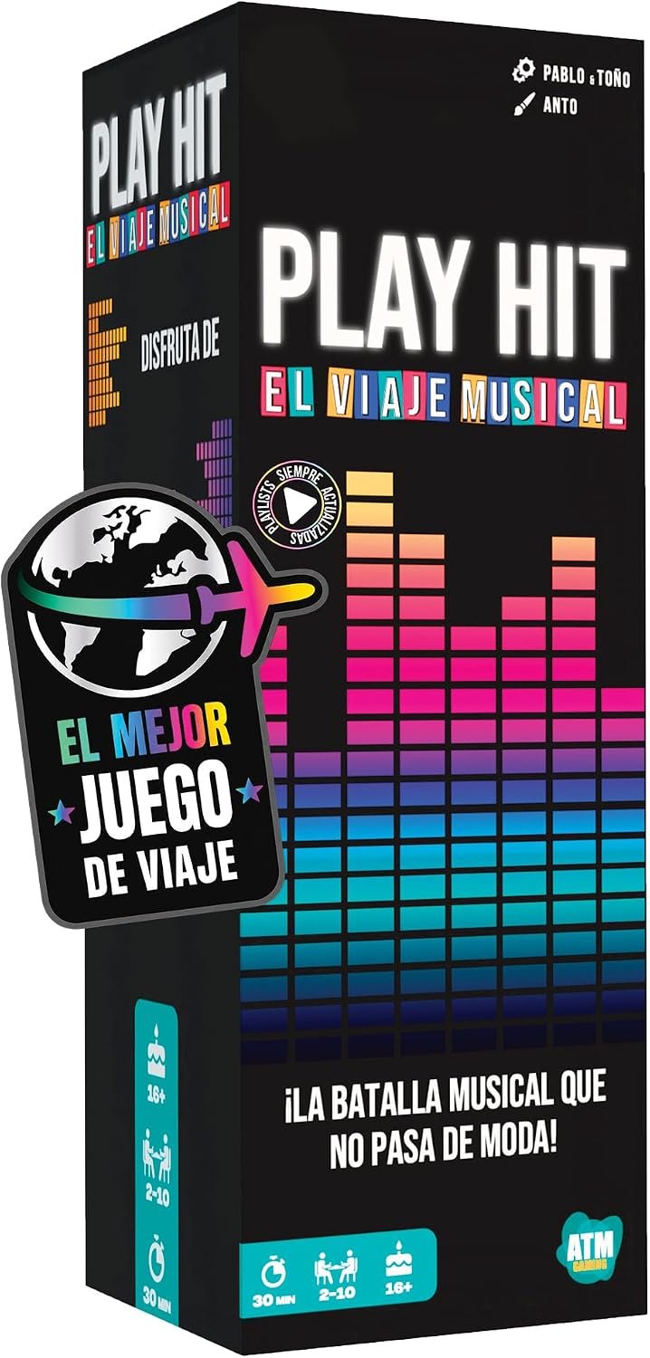 Play Hit - Juegos de Mesa para Adultos, Amigos y Familia animar Cualquier reunión - Quiz Musical en Español | Juego de Viaje